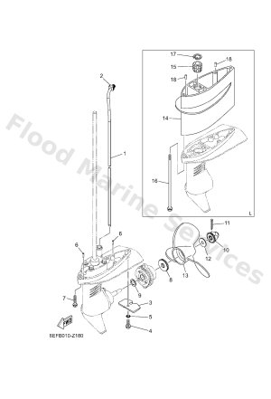 Diagram for LOWER CASING & DRIVE 2
