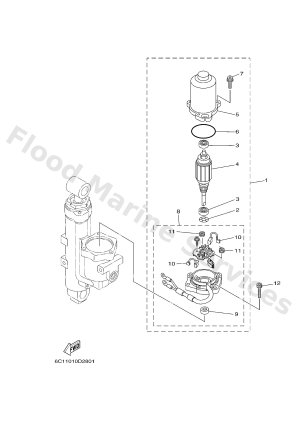 Diagram for POWER TRIM & TILT ASSY 2