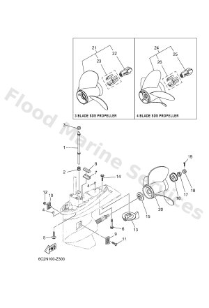 Diagram for LOWER CASING & DRIVE 2