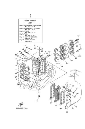 Diagram for CYLINDER & CRANKCASE