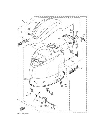 Diagram for TOP COWLING