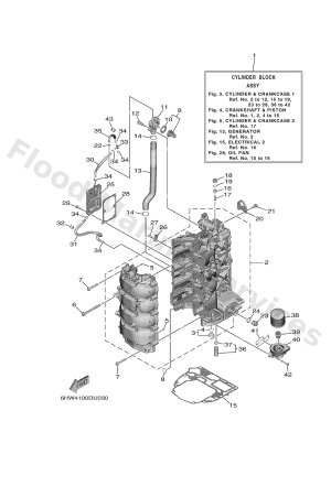 Diagram for CYLINDER & CRANKCASE 1