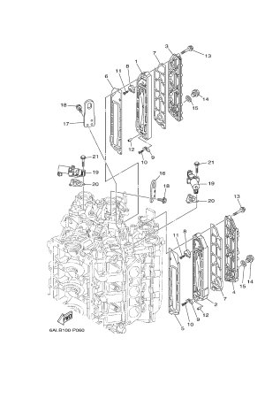 Diagram for CYLINDER & CRANKCASE 3