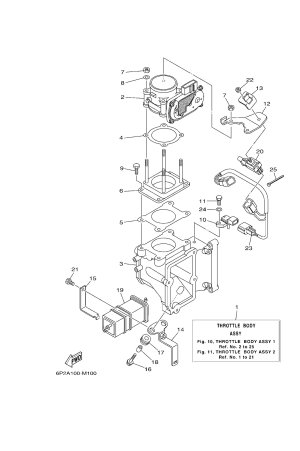Diagram for THROTTLE BODY ASSY 1