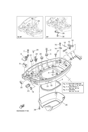 Diagram for BOTTOM COWLING