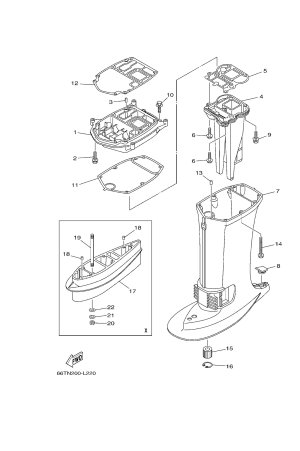 Diagram for UPPER CASING