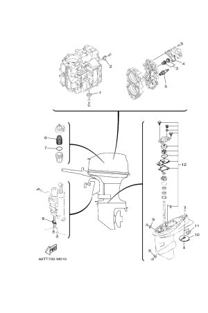 Diagram for SCHEDULED SERVICE PARTS