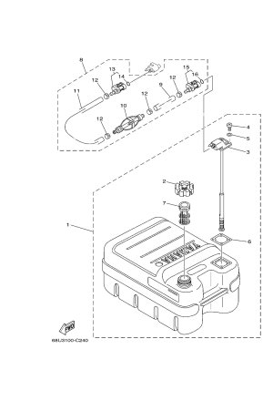 Diagram for FUEL TANK 1