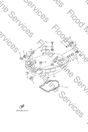 Diagram for BOTTOM COWLING