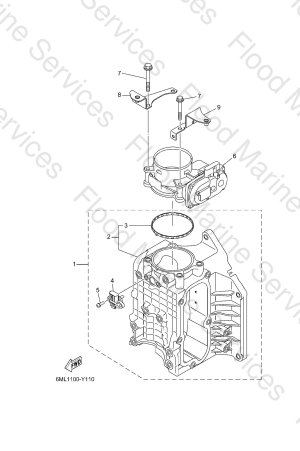Diagram for THROTTLE BODY ASSY 1