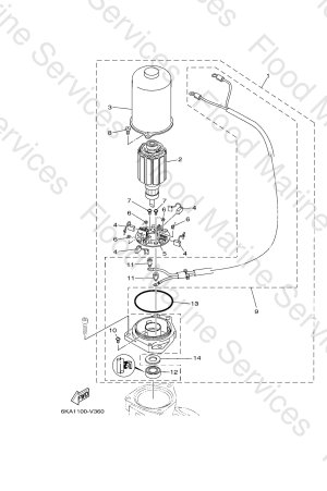 Diagram for POWER TRIM & TILT ASSY 2