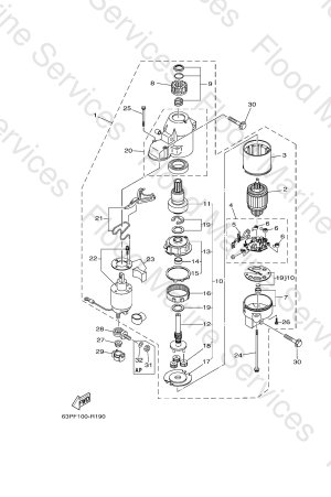 Diagram for STARTING MOTOR