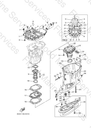 Diagram for UPPER CASING