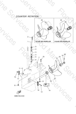 Diagram for LOWER CASING & DRIVE 2