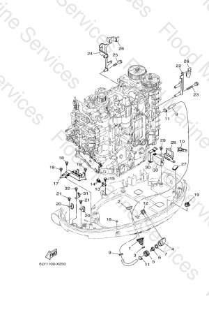 Diagram for BOTTOM COWLING 3