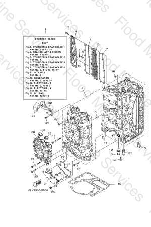 Diagram for CYLINDER & CRANKCASE 1