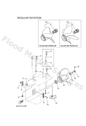 Diagram for LOWER CASING & DRIVE 2