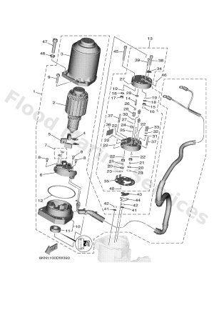Diagram for POWER TRIM & TILT ASSY 2