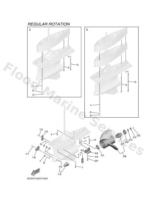 Diagram for LOWER CASING & DRIVE 3