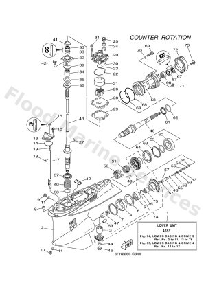 Diagram for LOWER CASING & DRIVE 3