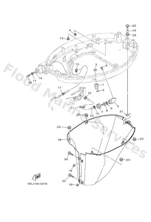 Diagram for BOTTOM COWLING 2