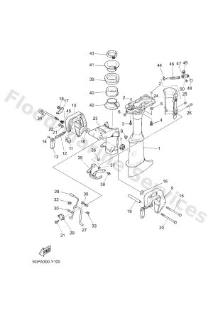 Diagram for UPPER CASING & BRACKET