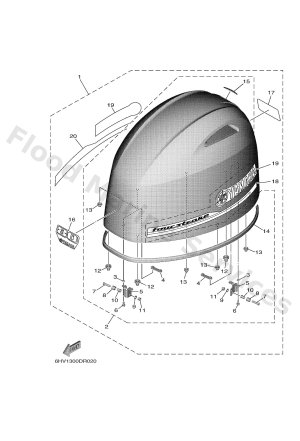 Diagram for TOP COWLING