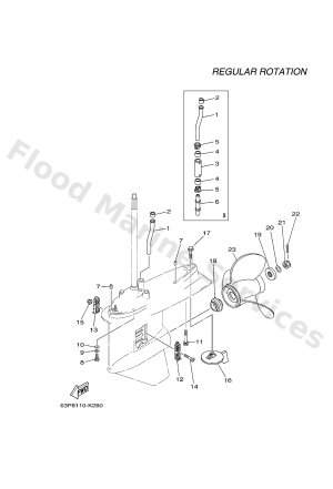 Diagram for LOWER CASING & DRIVE 2