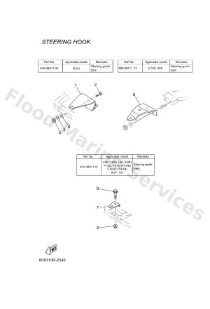 Diagram for STEERING HOOK 1
