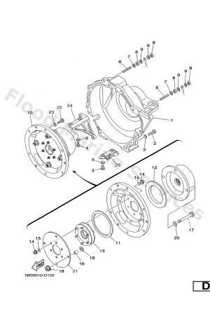 Diagram for FLYWHEEL HOUSING 1