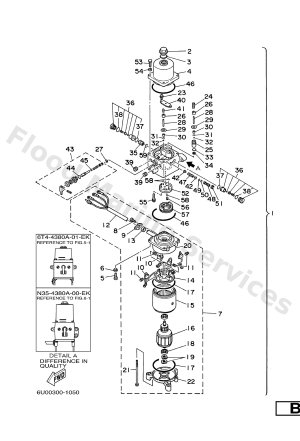 Diagram for POWER TILT BODY ASSY 1 (PREVIOUS MODEL)