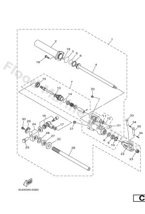 Diagram for POWER STEERING CYLINDER ASSY