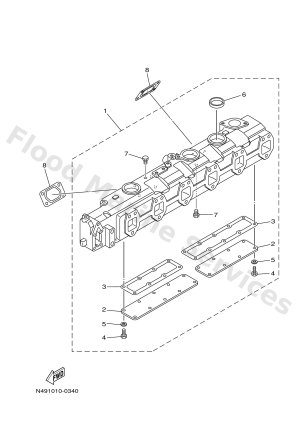 Diagram for EXHAUST MANIFOLD ASSY