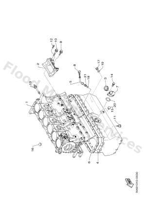 Diagram for CYLINDER BLOCK 1