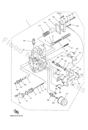 Diagram for SELECTOR VALVE ASSY (MGNV123-6)