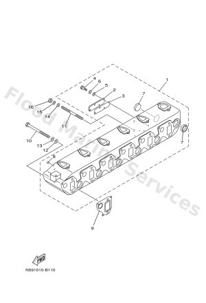 Diagram for EXHAUST MANIFOLD