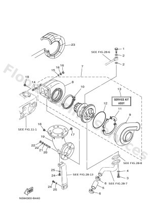 Diagram for TURBO CHARGER