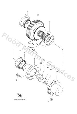 Diagram for OUTPUT SHAFT (MGN40J)