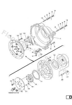 Diagram for FLYWHEEL HOUSING 1