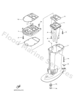 Diagram for UPPER CASING