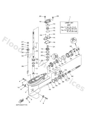Diagram for LOWER CASING & DRIVE 1