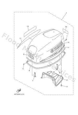 Diagram for TOP COWLING