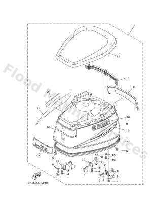 Diagram for TOP COWLING