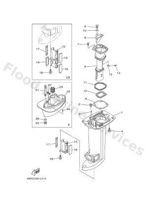 Diagram for UPPER CASING