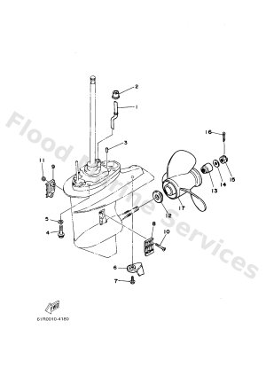 Diagram for LOWER CASING & DRIVE 2
