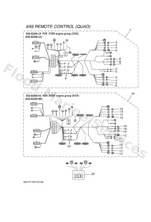 Diagram for DBW REMOTE CONTROL 5 (QUAD)
