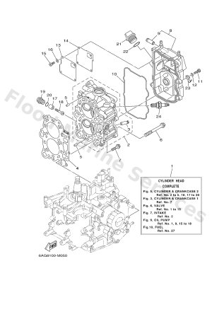Diagram for CYLINDER & CRANKCASE 2