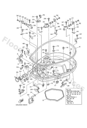 Diagram for BOTTOM COWLING 1