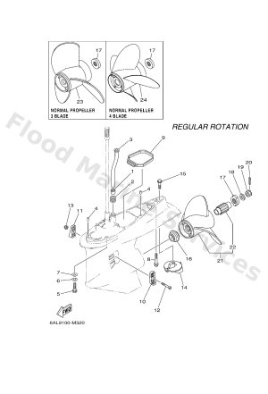 Diagram for LOWER CASING & DRIVE 2