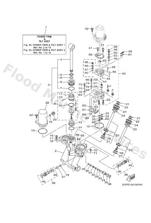 Diagram for POWER TRIM & TILT ASSY 1